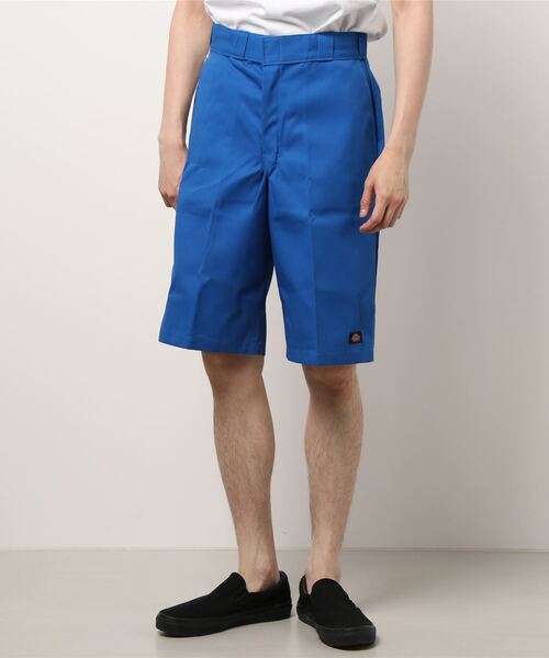 Dickies（ディッキーズ）の「【Dickies / ディッキーズ】ワークハーフパンツ（チノパンツ・メンズ・ホワイト/ブラック/ブルー/ベージュ/イエロー/ダークグリーン/パープル/カーキ/サックスブルー/オレンジ/レッド/グリーン/ピンク・30/32）」の16枚目の写真