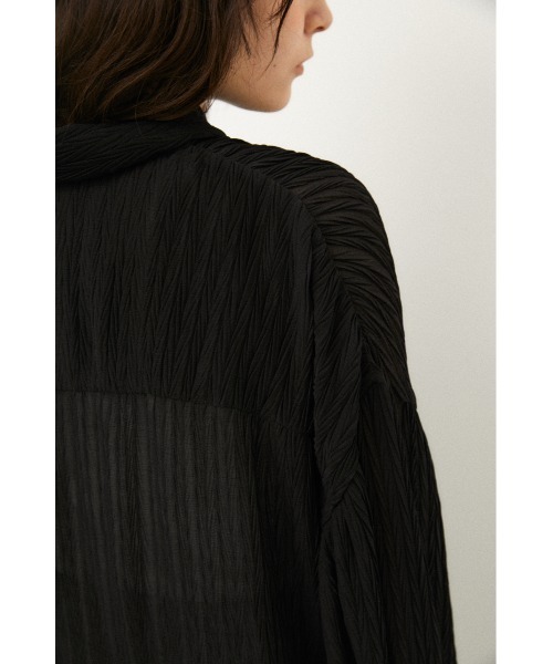 LAGUA GEM(ラグアジェム)の「SHEER OVER SH(シャツ/ブラウス・レディース・オフホワイト/ブラック/ブルー・FREE)」の19枚目の写真