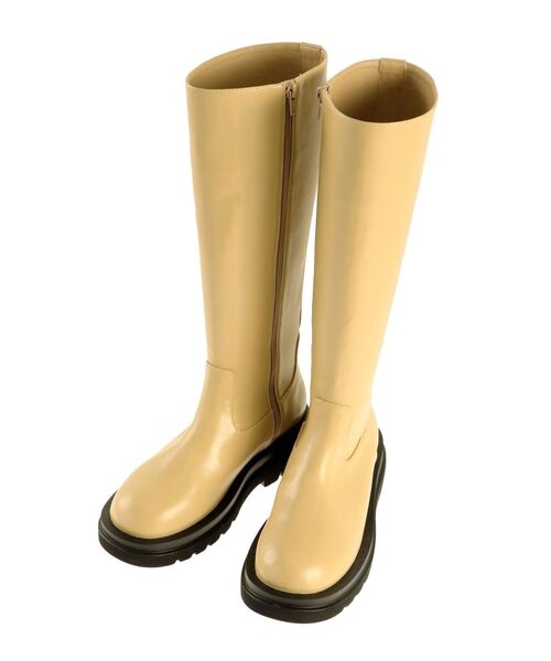 EMODA（エモダ）の「トラックソールロングブーツ（ブーツ・レディース・ブラック/イエロー・SMALL/MEDIUM/LARGE）」の12枚目の写真