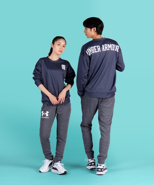 UNDER ARMOUR(アンダーアーマー)の「UAリカバー スリープ ロングスリーブ クルー(トレーニング/メンズ)(ジャージ・メンズ・スモークピンク・XL/XXL/M/3XL/L/S)」の5枚目の写真