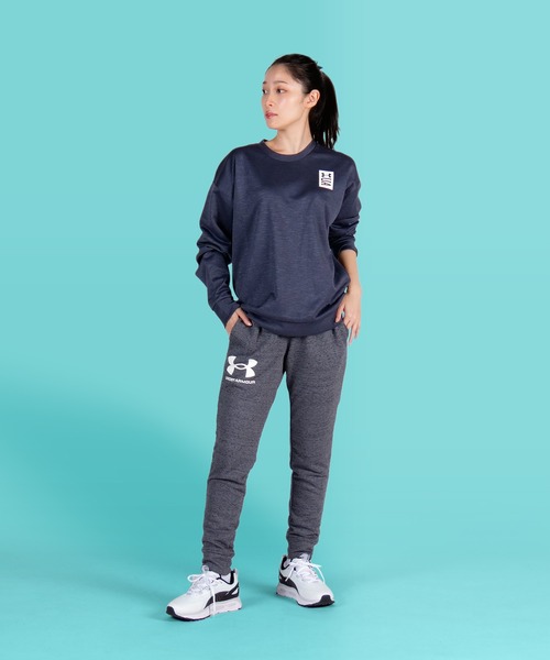 UNDER ARMOUR(アンダーアーマー)の「UAリカバー スリープ ロングスリーブ クルー(トレーニング/メンズ)(ジャージ・メンズ・スモークピンク・XL/XXL/M/3XL/L/S)」の9枚目の写真