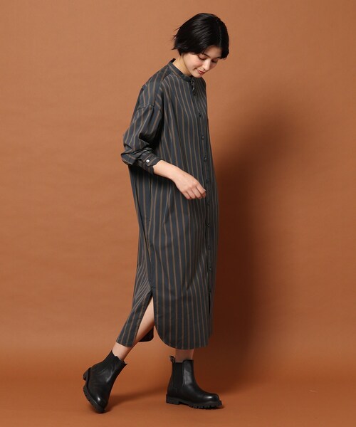 DRESSTERIOR（ドレステリア）の「◆TICCA(ティッカ）ノーカラースクエアビッグシャツ（ワンピース・レディース・グレー系2・00）」の9枚目の写真