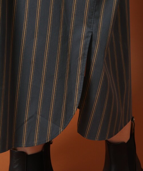 DRESSTERIOR（ドレステリア）の「◆TICCA(ティッカ）ノーカラースクエアビッグシャツ（ワンピース・レディース・グレー系2・00）」の12枚目の写真