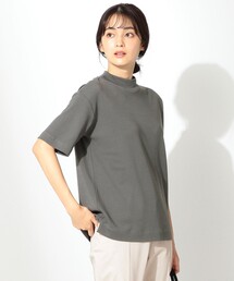 any Fam（エニィファム）の「プレミアムベーシックモックネック Ｔシャツ（Tシャツ/カットソー）」