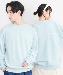 FILA | 【FILA/フィラ】WEB限定 筆記体刺繍 パイピング ビックシルエット スウェット トレーナー(スウェット)