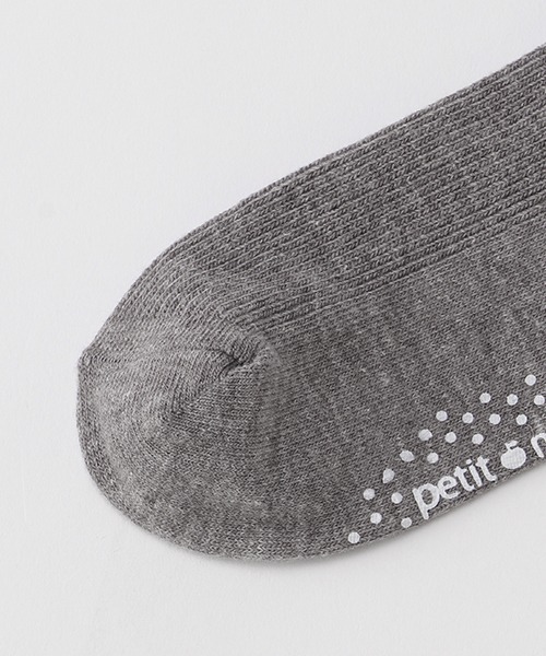 petit main（プティマイン）の「チュールリボンクルーソックス（ソックス/靴下・キッズ・ライトベージュ/ライトピンク/グレー・S/SS/L/M）」の5枚目の写真