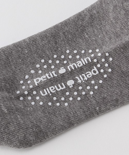 petit main（プティマイン）の「チュールリボンクルーソックス（ソックス/靴下・キッズ・ライトベージュ/ライトピンク/グレー・S/SS/L/M）」の6枚目の写真