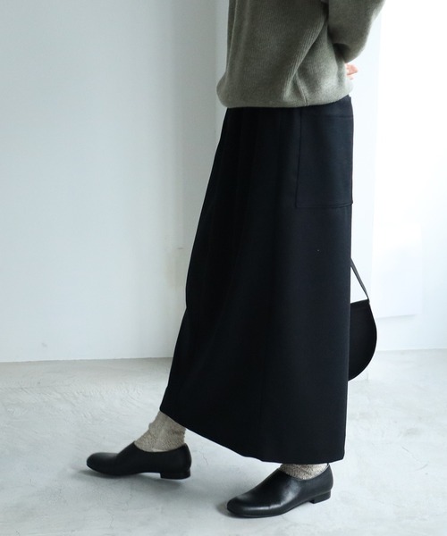 ウールカシミヤサキソニー スカート