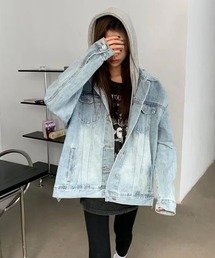 ビッグシルエットデニムジャケット