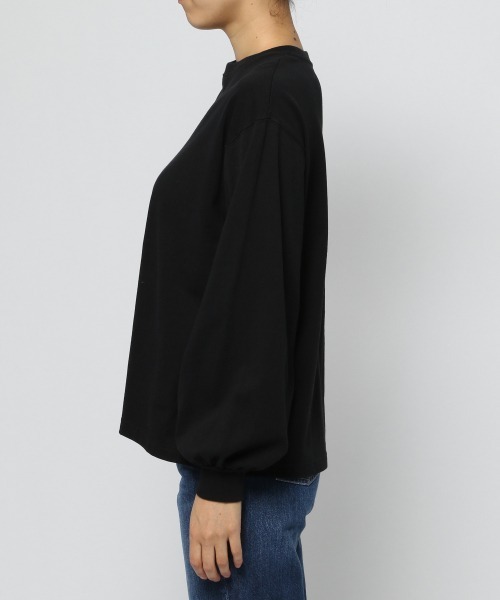 LOWRYS FARM（ローリーズファーム）の「袖ボリュームロンTLS　214916（Tシャツ/カットソー・レディース・ホワイト/ブラック/グリーン・FREE）」の7枚目の写真