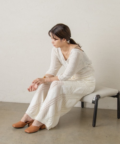 Kastane（カスタネ）の「フェイクレザーミュール（その他シューズ・レディース・キャメル/アイボリー/ブラック・36/37/38）」の11枚目の写真