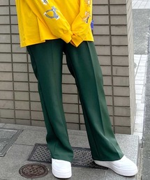 Salong hameu | ストレッチフレアパンツ/カラーパンツ(スラックス)