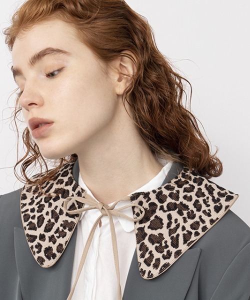 Casselini（キャセリーニ）の「Casselini(キャセリーニ)ジャガードつけ襟（付け襟・レディース・その他1/レオパード/ゼブラ・FREE）」の18枚目の写真