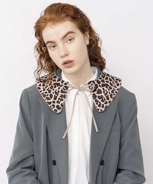 Casselini（キャセリーニ）の「Casselini(キャセリーニ)ジャガードつけ襟（付け襟・レディース・その他1/レオパード/ゼブラ・FREE）」の19枚目の写真