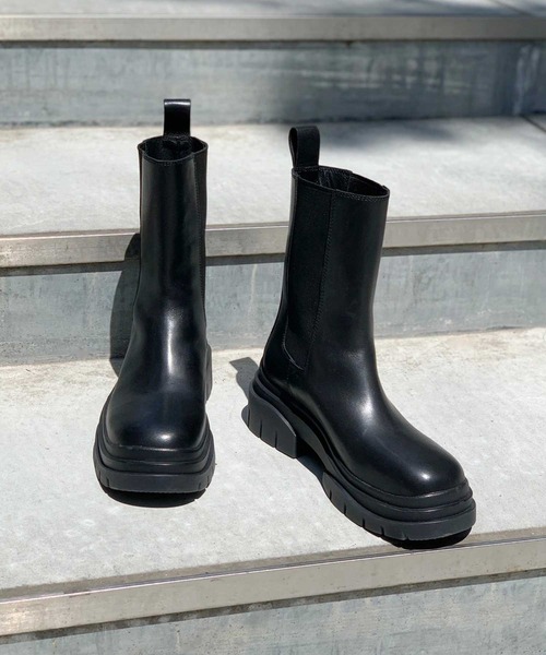 ASH（アッシュ）の「【STORM】サイドゴアブーツ（ブーツ・レディース・ブラック/カーキ/キャメル/アイボリー・38/39/35/36/37）」の8枚目の写真