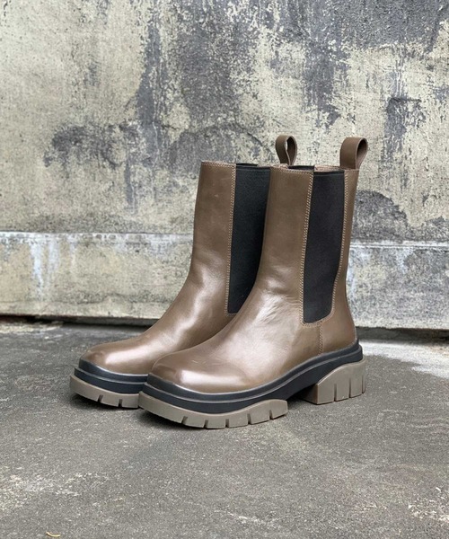 ASH（アッシュ）の「【STORM】サイドゴアブーツ（ブーツ・レディース・ブラック/カーキ/キャメル/アイボリー・38/39/35/36/37）」の5枚目の写真