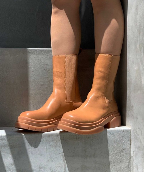 ASH（アッシュ）の「【STORM】サイドゴアブーツ（ブーツ・レディース・ブラック/カーキ/キャメル/アイボリー・38/39/35/36/37）」の7枚目の写真