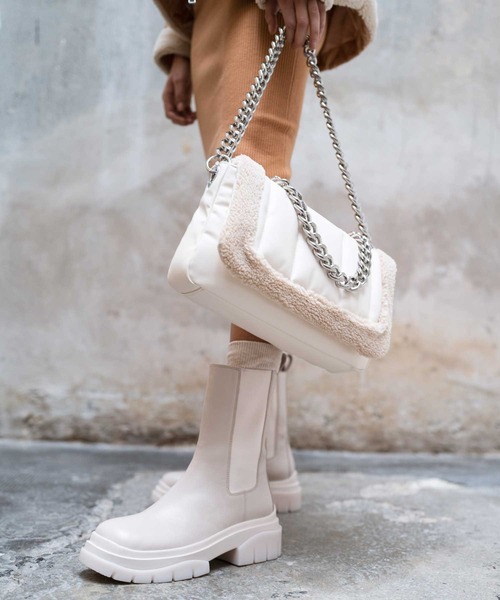 ASH（アッシュ）の「【STORM】サイドゴアブーツ（ブーツ・レディース・ブラック/カーキ/キャメル/アイボリー・38/39/35/36/37）」の14枚目の写真