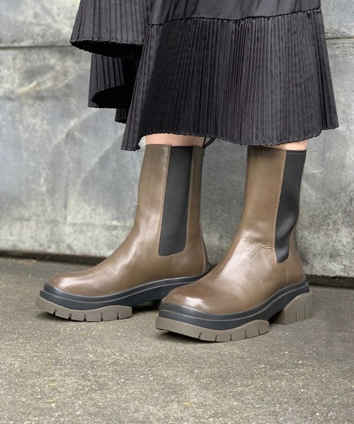 ASH（アッシュ）の「【STORM】サイドゴアブーツ（ブーツ・レディース・ブラック/カーキ/キャメル/アイボリー・38/39/35/36/37）」の22枚目の写真