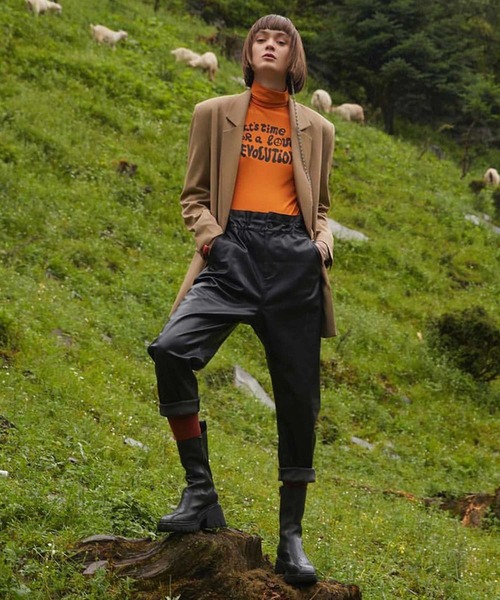 ASH(アッシュ)の「【OCEAN】チャンキーヒールハーフブーツ(ブーツ・レディース・ブラック・35/38/36/37/40/39)」の7枚目の写真