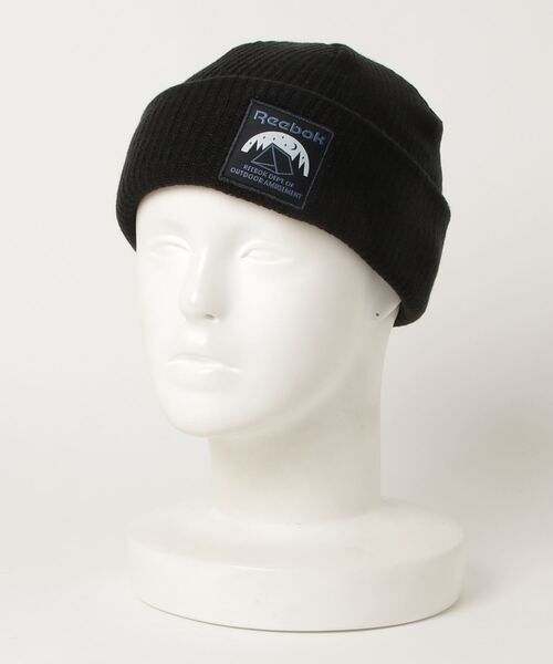 Reebok（リーボック）の「クラシックス キャンピング ビーニー / Classics Camping Beanie（ニットキャップ/ビーニー・メンズ・ブラック/オレンジ・LARGE）」の5枚目の写真