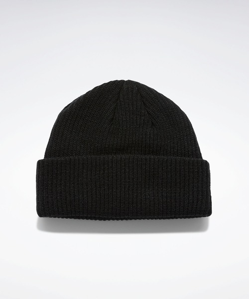 Reebok（リーボック）の「クラシックス キャンピング ビーニー / Classics Camping Beanie（ニットキャップ/ビーニー・メンズ・ブラック/オレンジ・LARGE）」の3枚目の写真