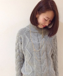 Chico | タートルケーブルニット(ニット/セーター)