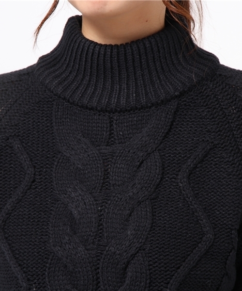 Chico(チコ)の「タートルケーブルニット(ニット/セーター・レディース・グレー/ホワイト/レッド/ネイビー・FREE)」の15枚目の写真