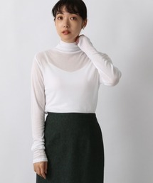 LOWRYS FARM | シアーテレコカラータートルＬＳ　229928(Tシャツ/カットソー)