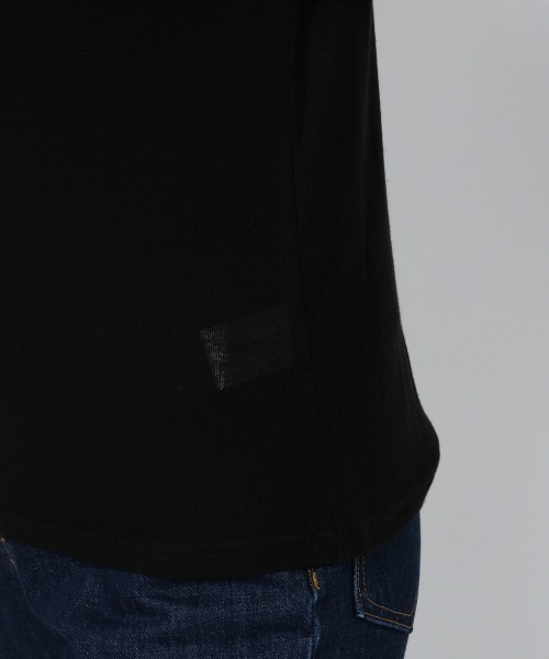 LOWRYS FARM（ローリーズファーム）の「シアーテレコカラータートルＬＳ　229928（Tシャツ/カットソー・レディース・ホワイト/ブラック/グレー/グリーン・FREE）」の6枚目の写真