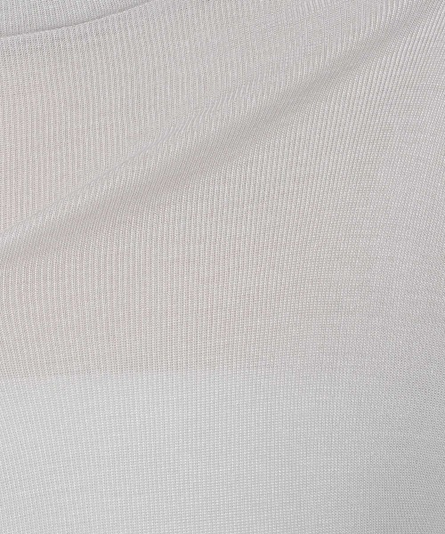 LOWRYS FARM（ローリーズファーム）の「シアーテレコカラータートルＬＳ　229928（Tシャツ/カットソー・レディース・ホワイト/ブラック/グレー/グリーン・FREE）」の14枚目の写真