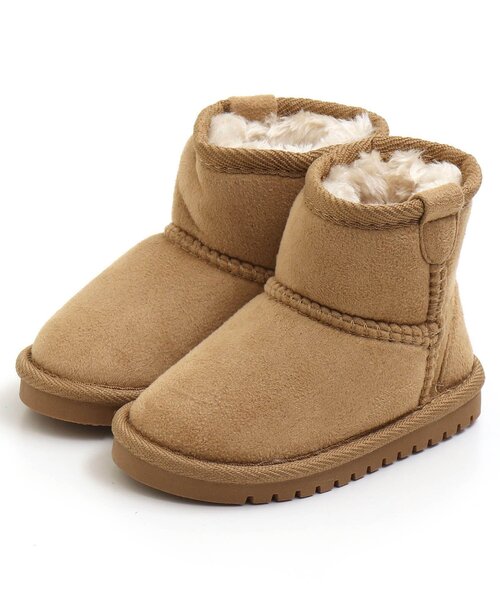 BREEZE（ブリーズ）の「/スウェードボアブーツ（ブーツ・キッズ・ブラック/カーキ/レインボー/キャメル・15 /18/13/17/19/14/16/14.5/13.5）」の3枚目の写真