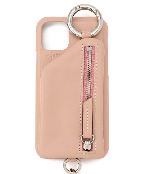 ajew（エジュー）の「ajew/エジュー/【ひも付き】High-end leather iPhone11Pro/X/XS共通対応（スマホケース/カバー・レディース・ピンク/ホワイト/バーガンディー/ベージュ/グリーン・FREE）」の4枚目の写真