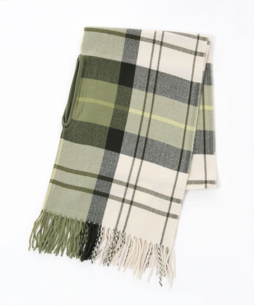 GLOBAL WORK(グローバルワーク)の「着られるマルチWAYストール/956251(ストール/ショール・レディース・ライトブルー/ネイビー/ブラウン/オフホワイト/ライトイエロー/ベージュ/ライトグレー/グレー系その他3/ダークブルー/ブルー/ライトグリーン/サックスブルー/グレー・FREE)」の1枚目の写真