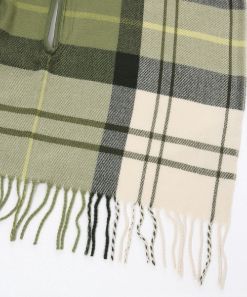 GLOBAL WORK(グローバルワーク)の「着られるマルチWAYストール/956251(ストール/ショール・レディース・ライトブルー/ネイビー/ブラウン/オフホワイト/ライトイエロー/ベージュ/ライトグレー/グレー系その他3/ダークブルー/ブルー/ライトグリーン/サックスブルー/グレー・FREE)」の21枚目の写真