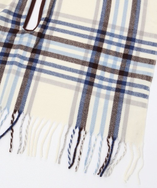 GLOBAL WORK(グローバルワーク)の「着られるマルチWAYストール/956251(ストール/ショール・レディース・ライトブルー/ネイビー/ブラウン/オフホワイト/ライトイエロー/ベージュ/ライトグレー/グレー系その他3/ダークブルー/ブルー/ライトグリーン/サックスブルー/グレー・FREE)」の22枚目の写真