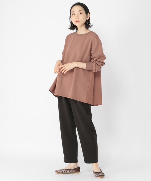 studio CLIP（スタディオクリップ）の「きれいめタックテーパードパンツ（その他パンツ・レディース・ネイビー/ブラウン/ブラック・MEDIUM/LARGE）」の16枚目の写真