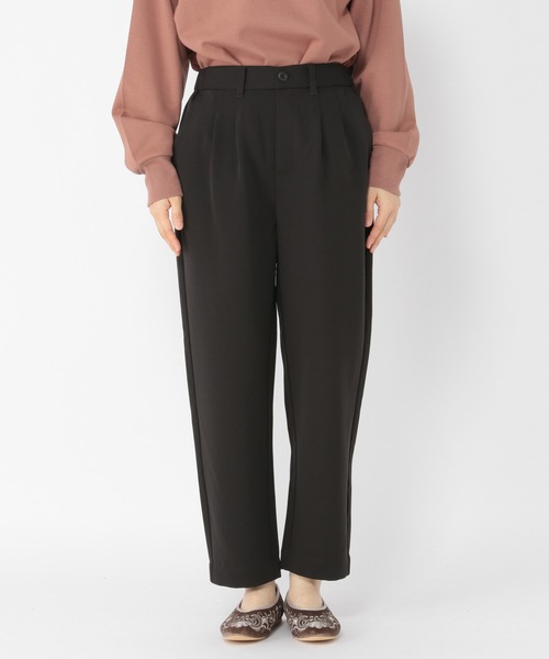 studio CLIP（スタディオクリップ）の「きれいめタックテーパードパンツ（その他パンツ・レディース・ネイビー/ブラウン/ブラック・MEDIUM/LARGE）」の13枚目の写真