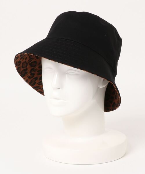 Honeys（ハニーズ）の「リバーシブルバケット（ハット・レディース・レオパード/アニマル/ゼブラ/ベージュ系その他/その他/ブラウン/ブラック系その他・FREE）」の17枚目の写真