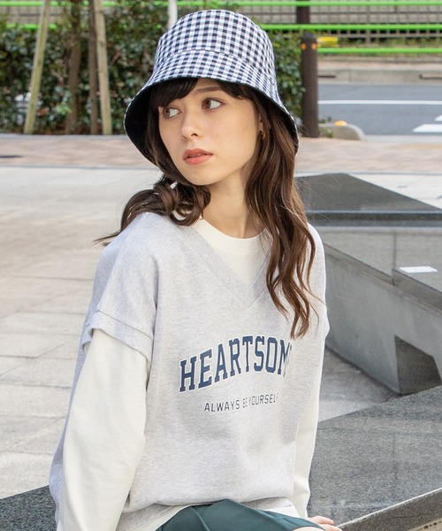 Honeys（ハニーズ）の「リバーシブルバケット（ハット・レディース・レオパード/アニマル/ゼブラ/ベージュ系その他/その他/ブラウン/ブラック系その他・FREE）」の2枚目の写真