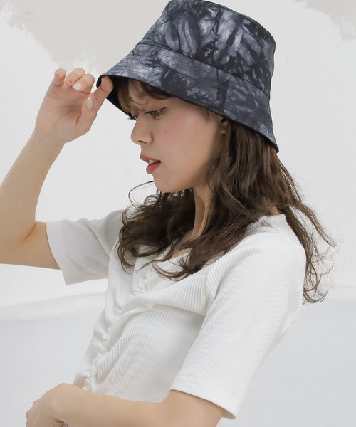 Honeys（ハニーズ）の「リバーシブルバケット（ハット・レディース・レオパード/アニマル/ゼブラ/ベージュ系その他/その他/ブラウン/ブラック系その他・FREE）」の4枚目の写真