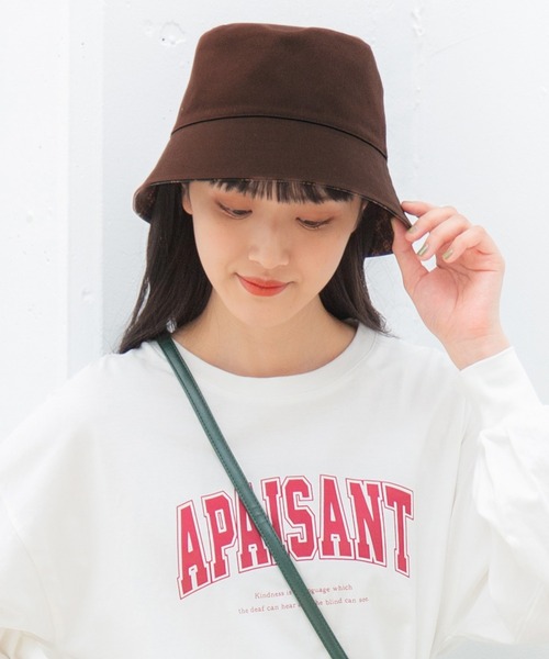 Honeys（ハニーズ）の「リバーシブルバケット（ハット・レディース・レオパード/アニマル/ゼブラ/ベージュ系その他/その他/ブラウン/ブラック系その他・FREE）」の11枚目の写真