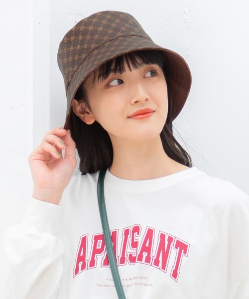 Honeys（ハニーズ）の「リバーシブルバケット（ハット・レディース・レオパード/アニマル/ゼブラ/ベージュ系その他/その他/ブラウン/ブラック系その他・FREE）」の10枚目の写真