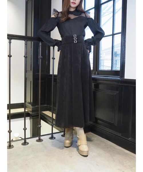 EATME（イートミー）の「チュールコンビラッフルブラウス（シャツ/ブラウス・レディース・ブラック/オフホワイト/その他1・FREE）」の7枚目の写真