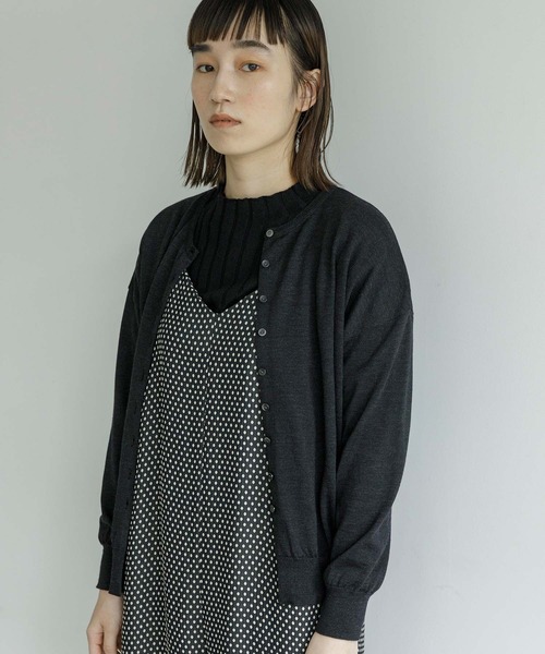 note et silence (ノートエシロンス)の「【 AMB100貨 】tsumu 2WAY カーディガン(ニット/セーター・レディース・カーキ/チャコールグレー/サックスブルー/レッド・FREE)」の19枚目の写真