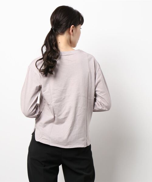 KOBE LETTUCE（コウベレタス）の「[ 選べる2タイプ ]ロゴロンT（Tシャツ/カットソー・レディース・ベージュ系その他/ホワイト系その他/グレイッシュベージュ/オフホワイト・FREE）」の5枚目の写真