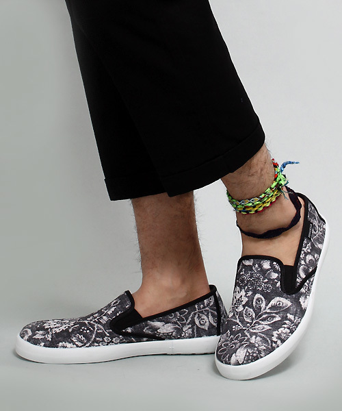 FRANCESCO（フランチェスコ）の「【山本裕典さん着用 smart(スマート)5月号 P42掲載商品】トレンドアイテム！！【フランチェスコ】別注スリッポン/スペイン製（スニーカー・メンズ・ブラック/ブラック系その他/ブルー/ネイビー・MEDIUM/LARGE）」の3枚目の写真