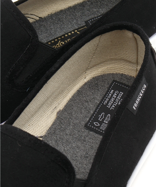 FRANCESCO（フランチェスコ）の「【山本裕典さん着用 smart(スマート)5月号 P42掲載商品】トレンドアイテム！！【フランチェスコ】別注スリッポン/スペイン製（スニーカー・メンズ・ブラック/ブラック系その他/ブルー/ネイビー・MEDIUM/LARGE）」の9枚目の写真