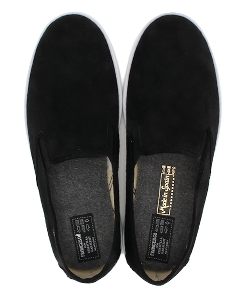 FRANCESCO（フランチェスコ）の「【山本裕典さん着用 smart(スマート)5月号 P42掲載商品】トレンドアイテム！！【フランチェスコ】別注スリッポン/スペイン製（スニーカー・メンズ・ブラック/ブラック系その他/ブルー/ネイビー・MEDIUM/LARGE）」の5枚目の写真