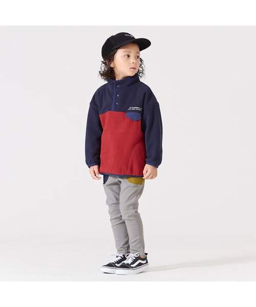 BREEZE（ブリーズ）の「フリースプルオーバー（その他アウター・キッズ・オフホワイト/ネイビー/ブラック・140/100/120/130/150/110/90）」の6枚目の写真